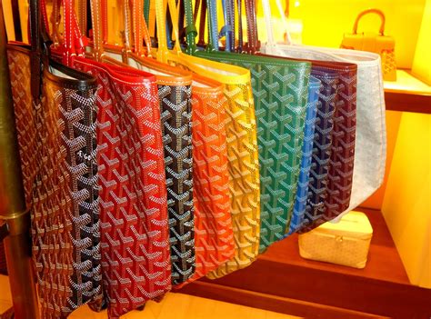 colors used in goyard design|most popular goyard bag colors.